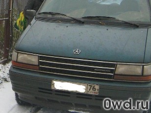 Битый автомобиль Plymouth Voyager